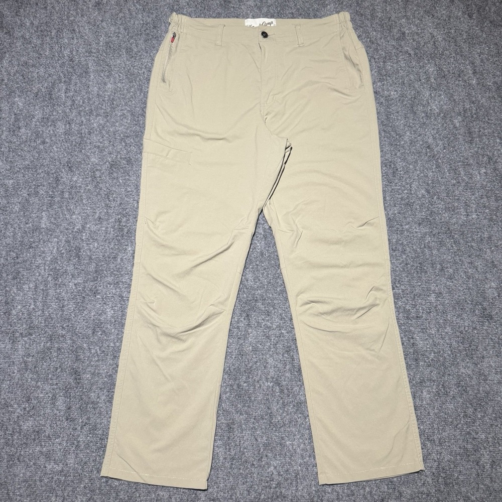 Duck Camp Pants Men Medium Tall Brown Gorpcore Premium Outdoors USA 33x29